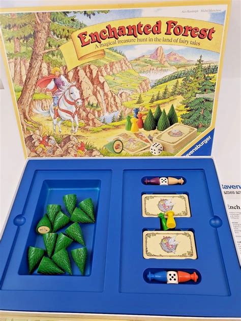 Ravensburger 1990 Vintage Enchanted Forest Treasure Hunt Board Game