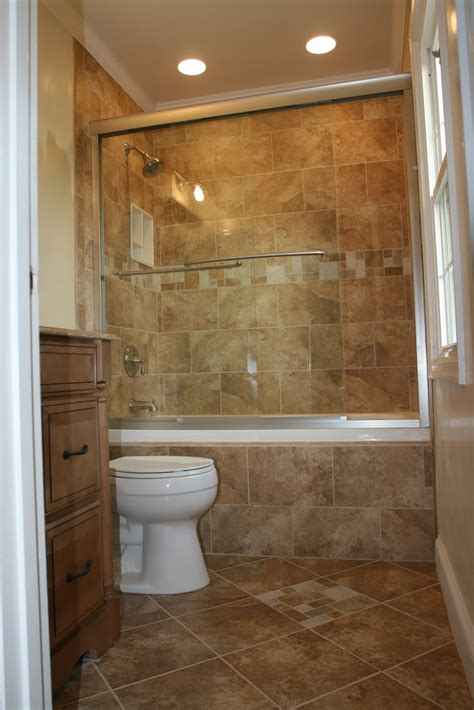 Paint the ceiling the color of the walls. Bathroom Remodeling Design Ideas Tile Shower Niches ...