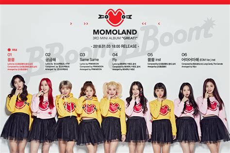 The Jooe Era For Momoland Has Arrived With Their ‘great Tracklist Teaser Pic Asian Junkie