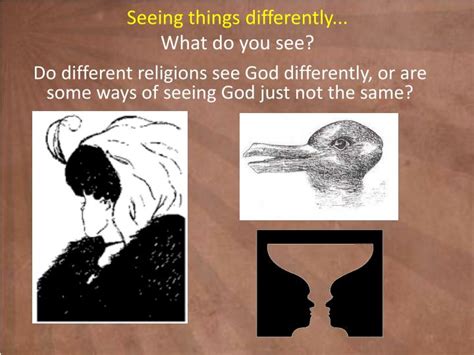 Ppt Seeing Things Differently What Do You See Powerpoint