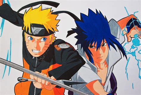 Rivalry Naruto Vs Sasuke By Sakakithemastermind On