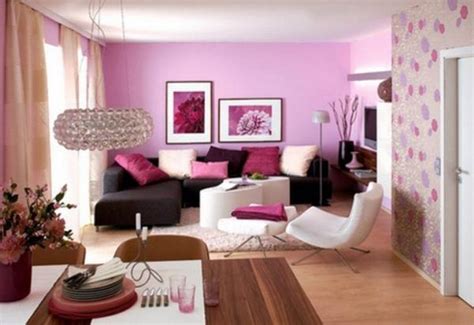 Modern Interior Decorating With Pink Color Combinations