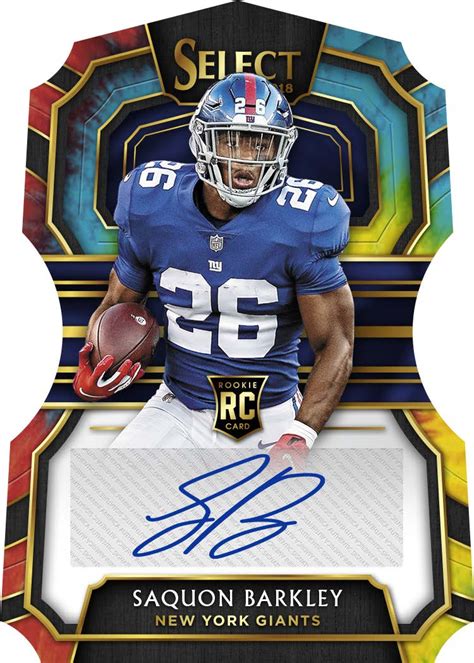 2018 Panini Select Nfl Football Cards Checklist Collect Top Rookies