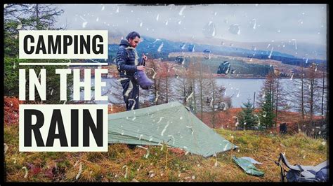Wild Camping In The Rain Galloway Forest Park Scotland Youtube