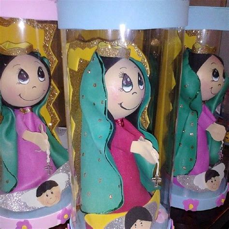 Fofucha Virgen Manualidades Dia Del Niño Manualidades Plumas Decoracion