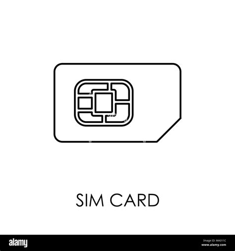 Sim Card Icon Sign Double Sim Card Symbol Vector Illustration Stock