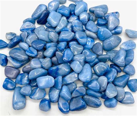 1 Lb Aventurine Blue Tumbled Stones Azuregreen
