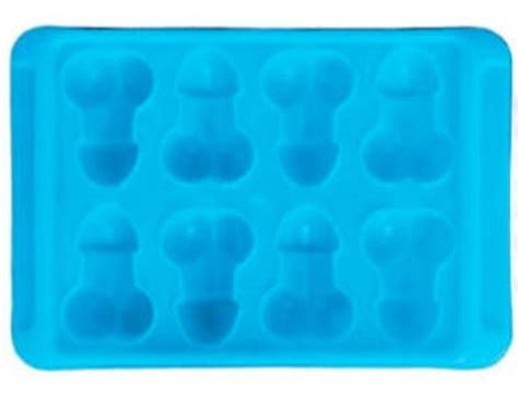 Hott Products Blue Balls Ice Cube Trays 2 Pack Dallas Novelty