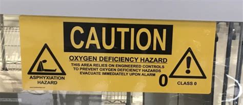 Look Out For Signs On Oxygen Deficiency Hazards News