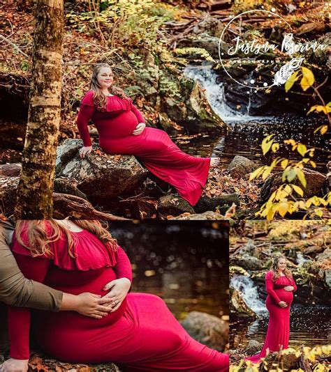 waterfall maternity session in 2021 fall maternity maternity session maternity