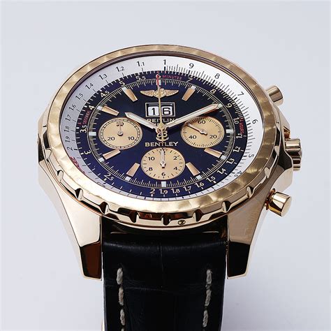 Breitling Bentley Chrono 48mm Limited Edition Watch in Yellow Gold ...