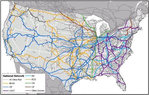 Magnetic Ley Lines In America The Map Shows The Freight Rail Network