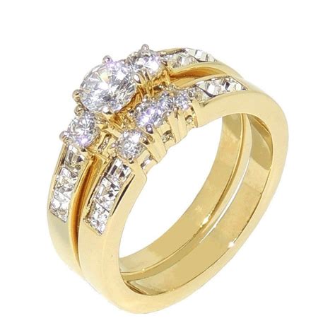 Our diamond & engagement ring experience. Wedding Ring Women Best of 1.35ct Gold IP Stainless Steel ...