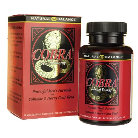 natural balance cobra sexual energy 60 vegetarian capsules cornerstone for natural marketplace