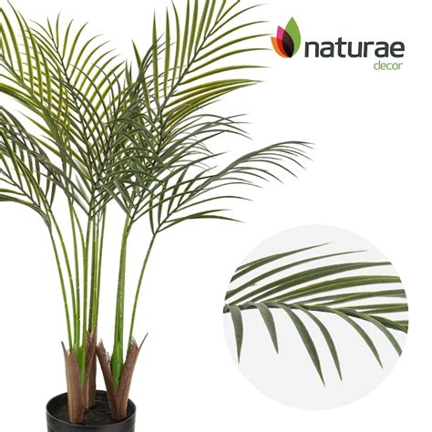 Naturae Decor 47 In Green Indooroutdoor Areca Artificial Tree In The