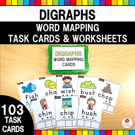 Digraphs Word Mapping Cards And Worksheets United Teaching