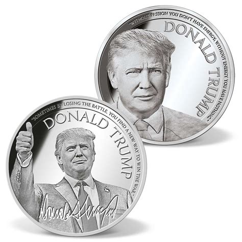 Complete Speeches Of Donald Trump Coin Set Silver Plated Silver