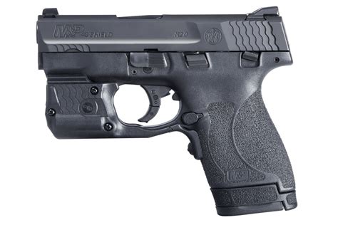 Smith And Wesson Mp40 Shield M20 40 Sandw Centerfire Pistol W Laserguard Pro Green Laser And Light
