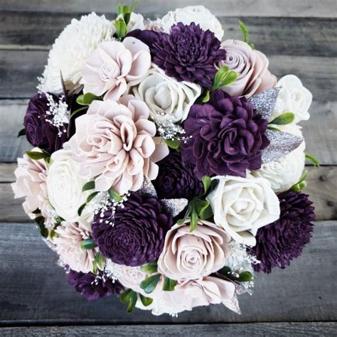 Check spelling or type a new query. Blush, plum, and cream wood flowers with rose gold accent ...