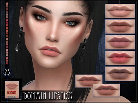 Remussirions Domain Lipstick Unisex Sims 4 Cc Makeup Sims 4 Sims