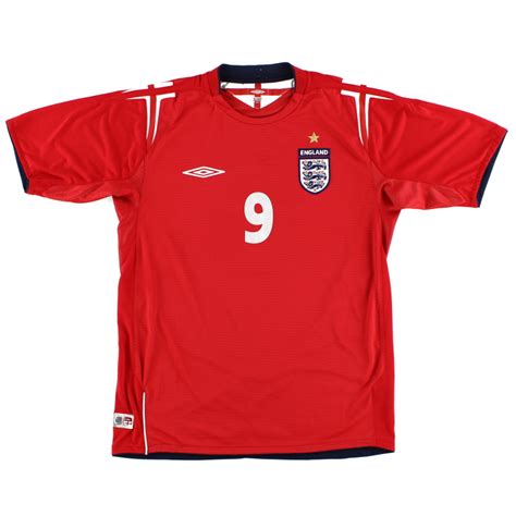 2004 06 England Away Shirt Rooney 9 L