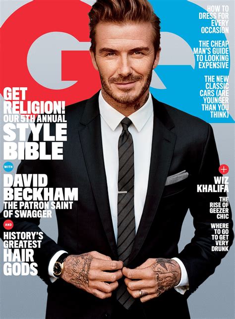 Photos David Beckhams Gq Cover Shoot Gq Gq Style Gq Mens Style Gq