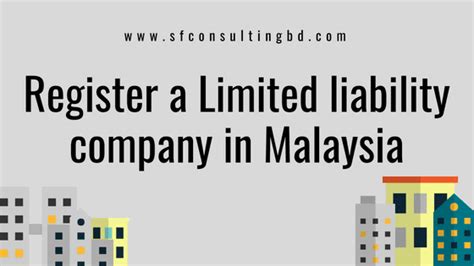 This form of business entity is the most commonly seen in malaysia. Limited Liability Company in Malaysia for foreigner- LLC ...