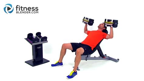 Chest And Back Superset Workout At Home Dumbbell Workout For Strength