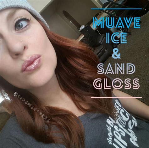 One Of My Favs Mauve Ice Lipsense And Sand Gloss Lipsmeethere Mauve