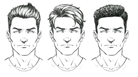 New Lessons On How To Draw Comic Style Hair Male Characters Ram