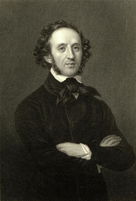 Portrait Of The Composer Felix Mendelssohn Photograph By English School