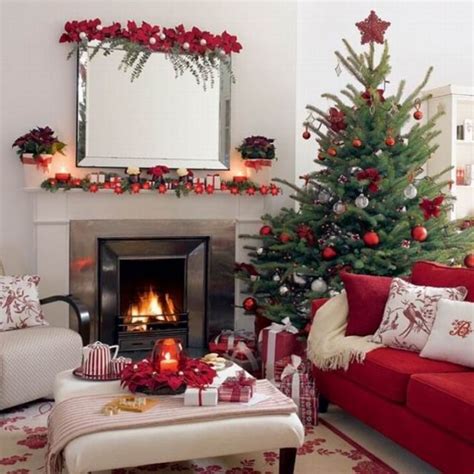 Redo your living or family room with our modern and stylish decor inspiration. 55 Dreamy Christmas Living Room Décor Ideas - DigsDigs