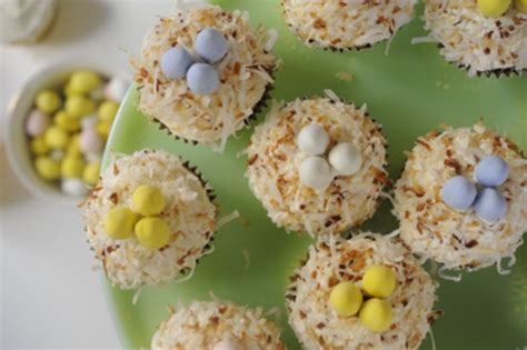 Coconut Nest Cupcakes | Nest cupcakes, Coconut nest 