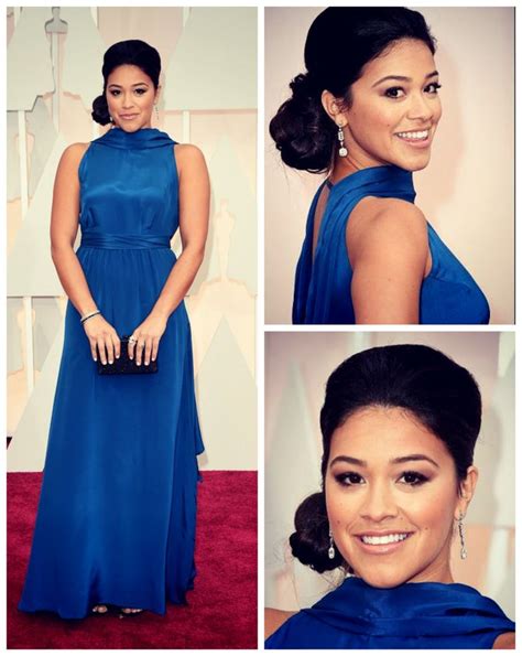 Our Glowing Goddess This Week Goes To Miss Gina Rodriguez Spotted At This Years Oscar Awards