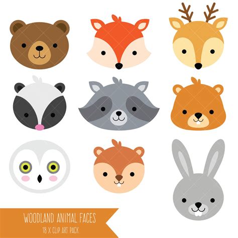 Baby Forest Animals Clipart
