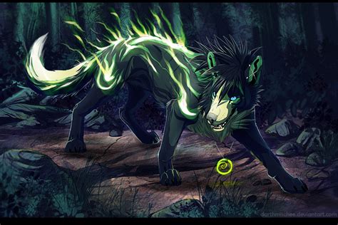 Mythical Spirit Wolf Alpha Female Mystical Anime Wolf Qiana Wallpaper
