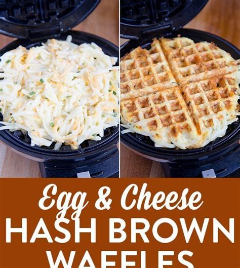 Add your hash brown potato mixture to the hot waffle iron and close the lid. Egg & Cheese Hash Brown Waffles | Easy Breakfast Hack ...