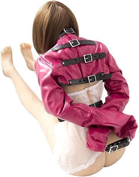 Ppsexweiwei26 Erotic Womens Leather Strait Jacket Body Harness Suit