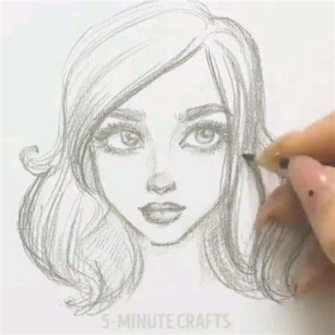 How To Draw A Face From The Side Profile View Female Girl Woman