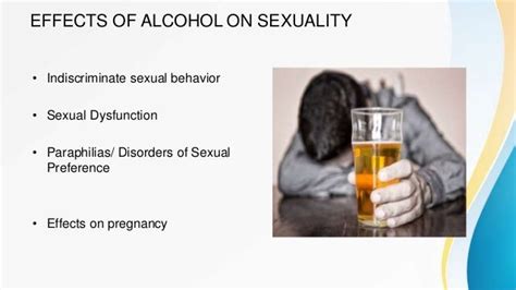Sexual Dysfunction In Alcoholism