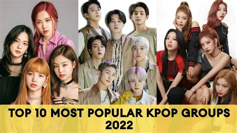 Top 10 Most Popular Kpop Groups 2022 Youtube