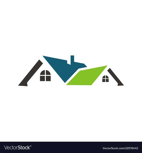 Home Real Estate Logo Royalty Free Vector Image