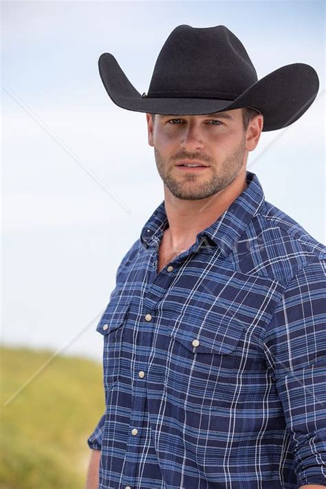 Good Looking Cowboy Outdoors Rob Lang Images Licensing And
