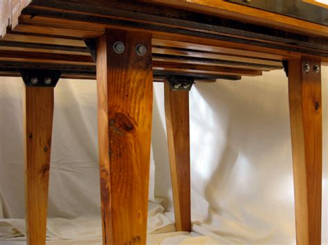 Sure, i had the things i moved into the house with (a mixture of hand me downs and things i had bought whilst staying with family). Scrap Wood Table by Stephen Audy at Coroflot.com