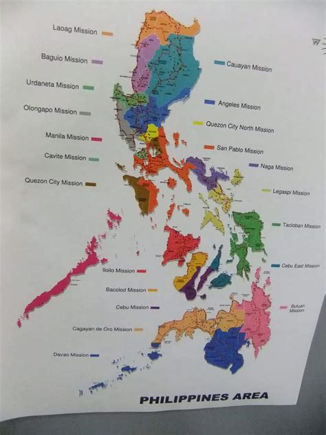 lds missions in the philippines map united states map