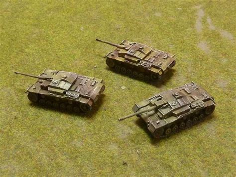 Lace N Big Hats 15mm Ww2 German Tanks Camouflaged