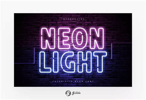 15 Best Neon Fonts For Designers 2024