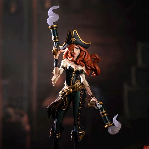 Miss Fortune Estátua Unlocked League Of Legends As Colecionáveis