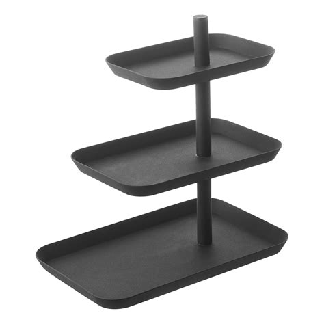 Serving Stand Steel Tiered Serving Stand Serving Stand Black