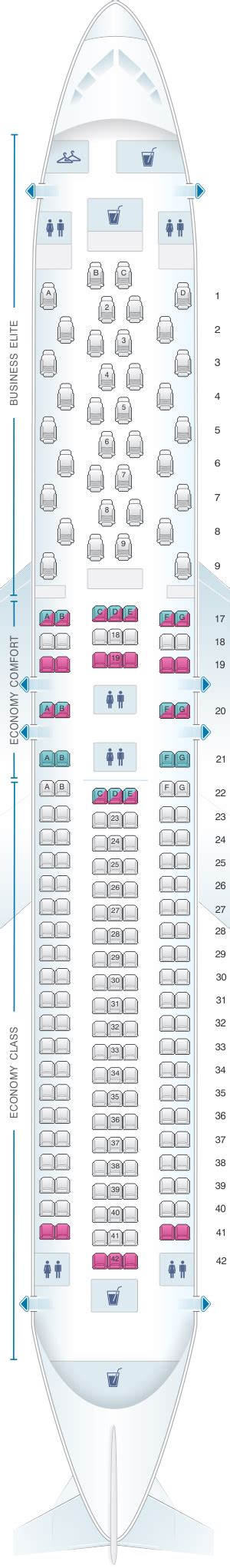 Boeing 767 300er Seat Map